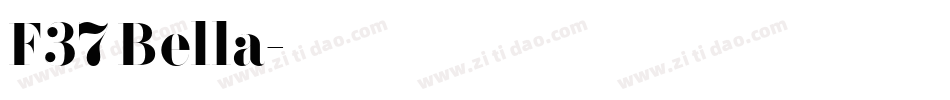 F37 Bella字体转换